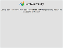 Tablet Screenshot of dataneutrality.org